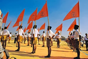 Nationalist RSS - Bhagwa flag