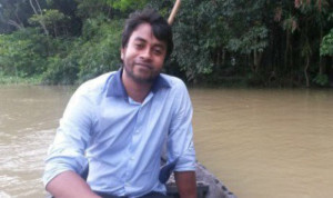 Postgraduate law student Nazimuddin Samad, 28, was attacked as he was returning from a class at his university in the capital, Dhaka,
